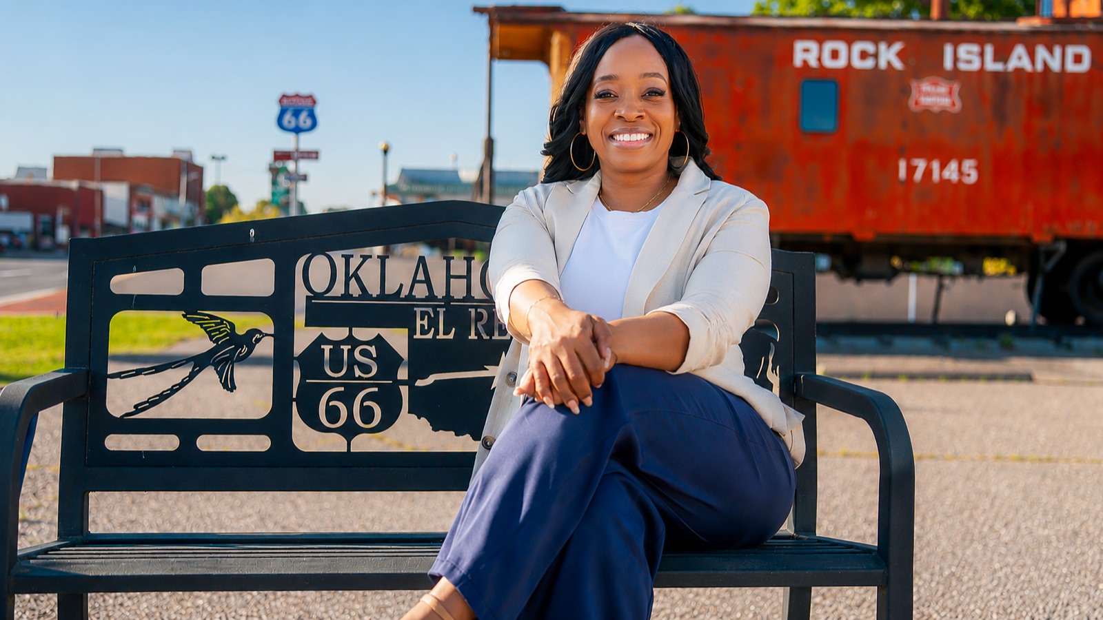 Brand photographer OKC portfolio — on-location Oklahoma brand portrait